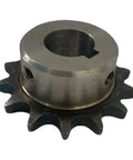 Premium 1 Piece Heavy Duty Steel Industrial Transmission Sprocket with 12mm Keyway Aperture for gear transfer