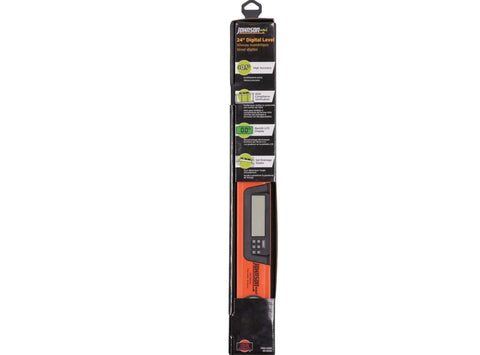 Digital Box Level 24 Inch With High Accuracy Plus 0.1 Degree Readout, Orange Construction Tool for Carpentry and Masonry packaging