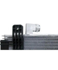 High Performance Transmission Oil Cooler Kit Fits Chevy Silverado And Gmc Sierra 2500Hd 3500HD Models From 2017 Through 2019 For Heavy Duty Cooling Action And Reliable Powertrain Heat Dissipation On The Road, aluminum fin cooler close-up