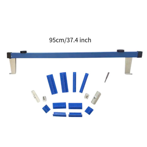 Paintless Dent Repair Tool Kit For Cars Hail Damage Remover And Dents Puller Easy To Use Car Body Repair Equipment featuring 95cm blue metal bars and plastic tabs