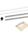 DIY Crosscut Table Saw Sled Kit With Guide Booklet For Building Your Own Tablesaw, Improve Cutting Accuracy And Safety, Table Saw Accessories Pack with components and guide