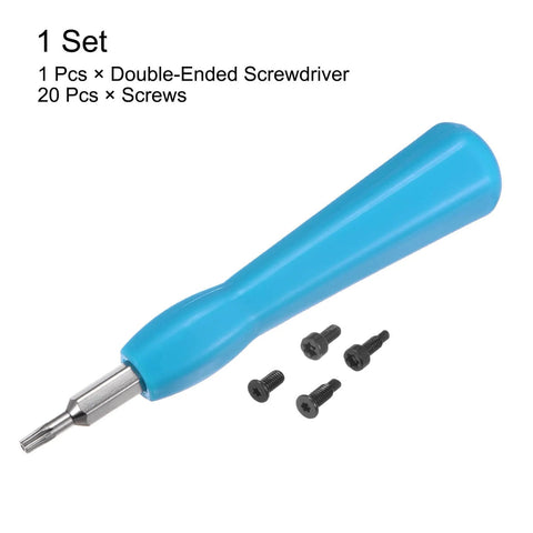 All In One Ring Video Doorbell Screwdriver Kit With Double Ended Torx T6 And T15 Magnetic Bits 20 Replacement Screws No Fuss