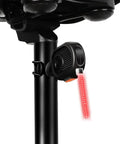 Bike Tail Light For Night Rides USB Rechargeable Waterproof Red LED Safety Light attached to a bicycle seat post
