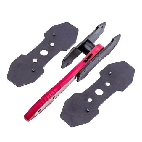 Brake Caliper Press Tool With Extra 2 Steel Plates Piston Spreader And 360 Degree Swing Ratchet Caliper Wrench Caliper Hanger