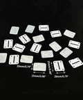 Dope 20Pcs RC Plane Hinge Folding Leaf Paper Hinges For DIY Model Aircraft Aileron Tail Wing Connector White 20x25mm