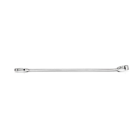 Seven Eighths Inch 6 Point Combination Wrench With Off Corner Loading For A Super Tight Grip And Less Rounding, chrome-plated side view