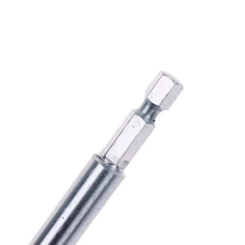 One Quarter Inch Hex Shank Pocket Hole Drill Bit With Depth Stop Collar For Manual Pocket Hole Jig System, close-up view.