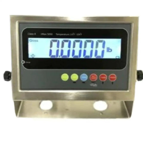 Heavy Duty Industrial Digital Pallet Scale display showing zero weight, designed for warehouses with precision measurement.