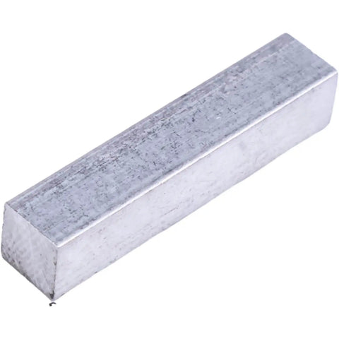 8 Pack Zinc Square Keys 1/4 X 1-1/4 Inch 2162 Machine Key for Power Transmission Shafts in close-up view