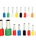 Top Shelf Copper Crimp Connectors For 22 Through 5 Awg Wire Featuring Thick Insulated Pin Terminals in vibrant color array.