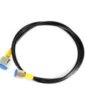 Pro Grade 3500 PSI Nitrogen Charging Hydraulic Accumulator Test Kit With Gas Hose And Gauge - heavy duty black gas hose with fittings