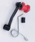 Heavy Duty Chain Tensioner Spring Roller Slider Guide Adjuster Pulley Fix For 110 To 250Cc Quad Dirt Bike Jlg-110 Stop Skipping And Protect Sprockets black red roller with spring and bolt