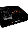 Packaging for Aluminum Locking Lug Nuts M12x1.5 20 Piece Set Neo Chrome For Your Ride with non-marring sockets.