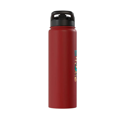 Dinosaur Lacrosse Water Bottle With Insulated Stainless Steel Double Wall Keeps Drinks Hot Or Cold Dishwasher Safe Sweet Gift For Coaches Moms Dads And Players