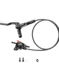 MT200 Hydraulic Bike Brakes With SM-RT56 160/180mm Rotors Left Front 800mm Right Rear 1500mm Aluminum Levers And Calipers Disc Brakes