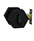 Zero Gravity Metro Series Single Cylinder Deadbolt Lock For Front Door Entrance Heavy Duty High Security Iron Black Finish With Sleek Hidden Screws Design For Home Or Commercial Use.