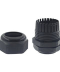 1-1/4 Inch NPT Strain Relief Nylon Cord Grip Kit 5 Pack Waterproof Cable Glands Adjustable Wire Cord Grip Connector IP68 CE ROHS Black