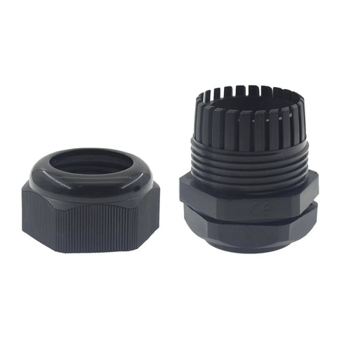 1-1/4 Inch NPT Strain Relief Nylon Cord Grip Kit 5 Pack Waterproof Cable Glands Adjustable Wire Cord Grip Connector IP68 CE ROHS Black