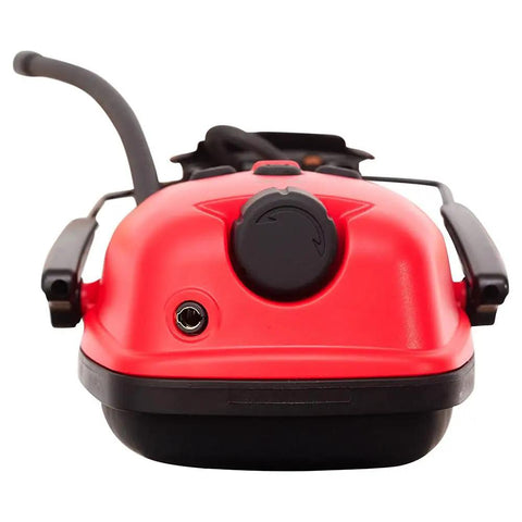 Back view of Sync Digital AM FM MP3 Radio Earmuff With LCD Display 10 Presets Volume Management Technology Air Flow Control