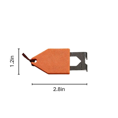 One-Handed Chalk Line Hook Tool For Quick Carpentry And Drywall Fixes, Portable Rope Anchor With Steel Pin For Secure Line Setting, No Fuss Operation, Fast Setup, Durable Build For The Job