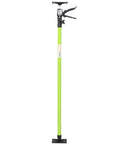Espidoo adjustable support pole, lime-green steel rod with black clamp and base plate