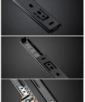 Close-up of Full Extension Drawer Slides 12 Inch With Side Mounted Rails showing durable steel construction and ball bearings.