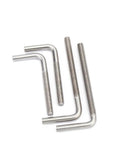 L Shape Foundation Bolts 304 Stainless Steel Right Angle Anchor Bolt With Long Square Bend Screws M4 M5 M6 M8 M10 M12 L Shaped Screws M6x40