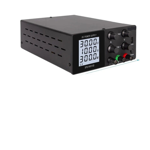 Beefy Adjustable Lab Power Supply 30V 10A With Built In Fan And Low Ripple Safe Overvoltage Overcurrent Protection Compact 220V AC Unit