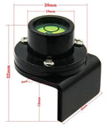 Bubble Level for Tower Ruler, Green Liquid Vial Accessory on a black base, showing dimensions of 28mm by 32mm.