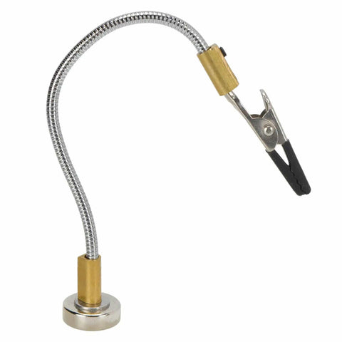 Third Hand Soldering And Welding Tool With Magnetic Base, adjustable helping hands clamp for PCB work and electronics repair