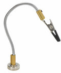Magnetic Base Soldering Station With Flexible Gooseneck Third Hand Clamp And Alligator Clips for PCB electronics.