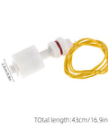Plastic Float Switch Water Level Sensor 2 Pack Easy Install No Fuss Setup With Precise Liquid Level Control For Water Tanks Industrial And Food Processing Applications Overflow Prevention And Dry Burn Protection, 43cm cable