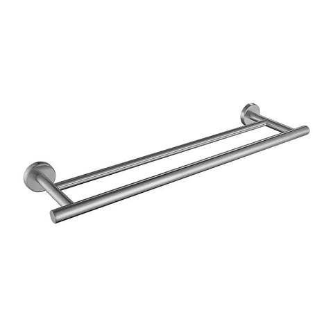 Sturdy Stainless Steel Towel Bar For The Bathroom No More Folding Towels Twenty Point Five Inch Total Length With Eighteen Inch Usable Bar
