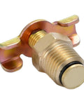 Three Eighths Inch NPT Solid Brass Drain Valve For Air Compressors And Tank Drains Petcock Water Drain Fittings Easy Install Replacement Part