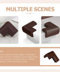 Heavy Duty NBR Corner Guards Set Thickened Protective Corner Protectors on tables, desks, and fireplace edges for safety