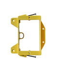 Yellow Nail On Low Voltage Mounting Brackets For New Construction 1 Gang Pack Of 100 Drywall Wall Plate Bracket With Loop