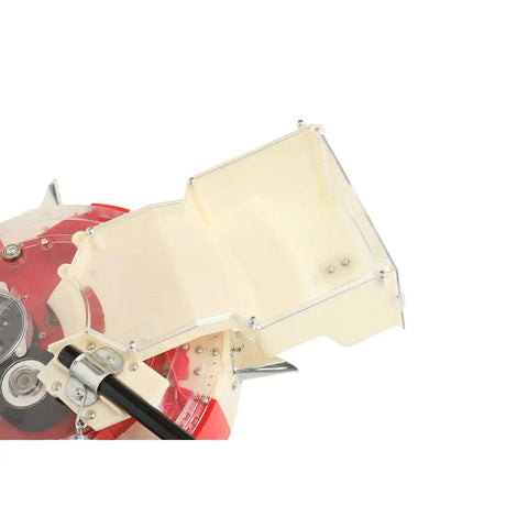 Close-up of part of a Manual Hand Push Seed Seeder With 7 Nozzles Adjustable Depth And Spacing Precision Planter for gardening