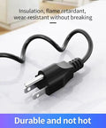 Close-up of 3 Prong Replacement Power Cord for Electric Pressure Cooker and Kitchen Appliances on table