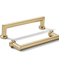 10 Pack 5 Inch Champagne Bronze Cabinet Pulls for Kitchen and Bathroom Drawers Cupboards Hardware Premium Solid Zinc Alloy Construction