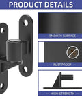 Product image of Premium Heavy Duty 304 Stainless Steel Gate Hinges showing smooth surface and rust proof feature.