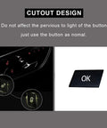 Mercedes Benz Steering Wheel Button Cover Kit Black Interior Trim Replacement For ML GL GLK GLA CLA CLS SL A B C E G Class 12 Pieces Durable