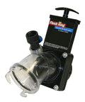 45 Degree Reverse Flush Valve Attachment For RVs Campers And Trailers Sewer Tank Rinse Pro with clear walls and anti-siphon feature