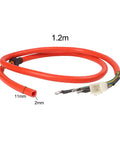 Badass Pure Copper Ebike Motor Cable 5 Wire Hall Sensor Extension 1.2m with red insulation for electric bike wiring.