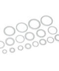 470 Piece Aluminum Alloy Sealing Washer Kit For Auto And Home Use With Rust Resistant Round Flat Washers Set And 18 Standard Sizes