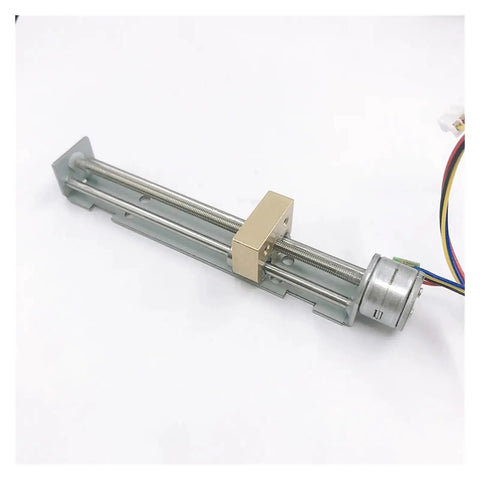 Precision Linear Actuator 15mm Stroke DC 5V 6V Two-Phase Four-Wire Stepper Motor With Screw Nut 90mm Travel