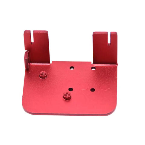 Red aluminum bracket from X Axis MGN12C Linear Rail Kit With Aluminum Fix Plate Bracket Upgrade For Budget Desktop 3D Printers