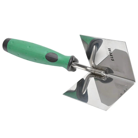 Pro Grade Drywall Corner Tool With Non Slip Handle Stainless Steel Angled Corner Trowel For Plastering And Brickwork