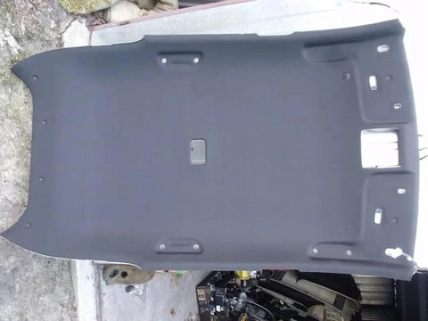 SBWLKJ headliner fabric panel, dark gray foam-backed mesh for car roof; 60 in W x 76 in L.