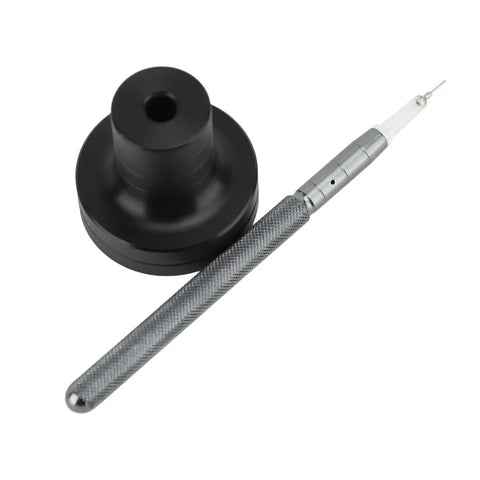 Automatic Watch Oiler Pen With Base For Precise Gear Lubrication Pro-Grade Watch Repair Tool in alloy and plastic build