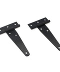 Four Pack Badass Heavy Duty T Strap Hinges Built Tough From Rustproof Wrought Iron With Classic Black Finish hardware for gates